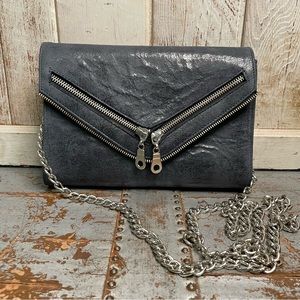 JJ Winters Shay Zipper Crossbody Chain Bag